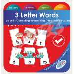 3 (THREE) LETTER WORDS (PUZZLE CUT)  3 (THREE) LETTER WORDS (PUZZLE CUT)